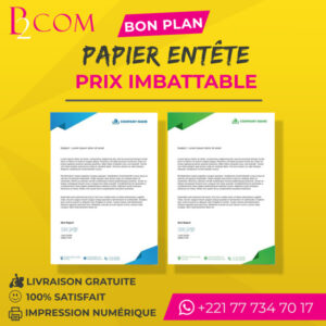 Papier en têtes