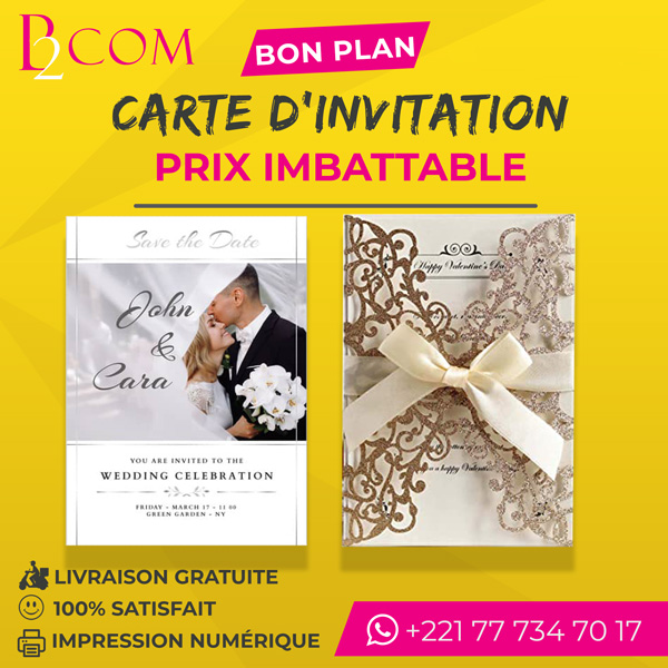 Carte d'invitation