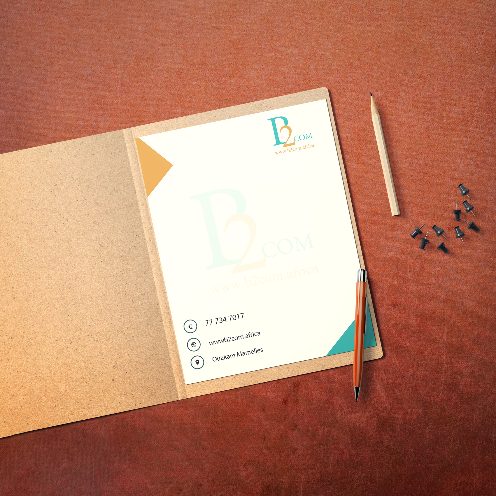 papier en tete b2com2