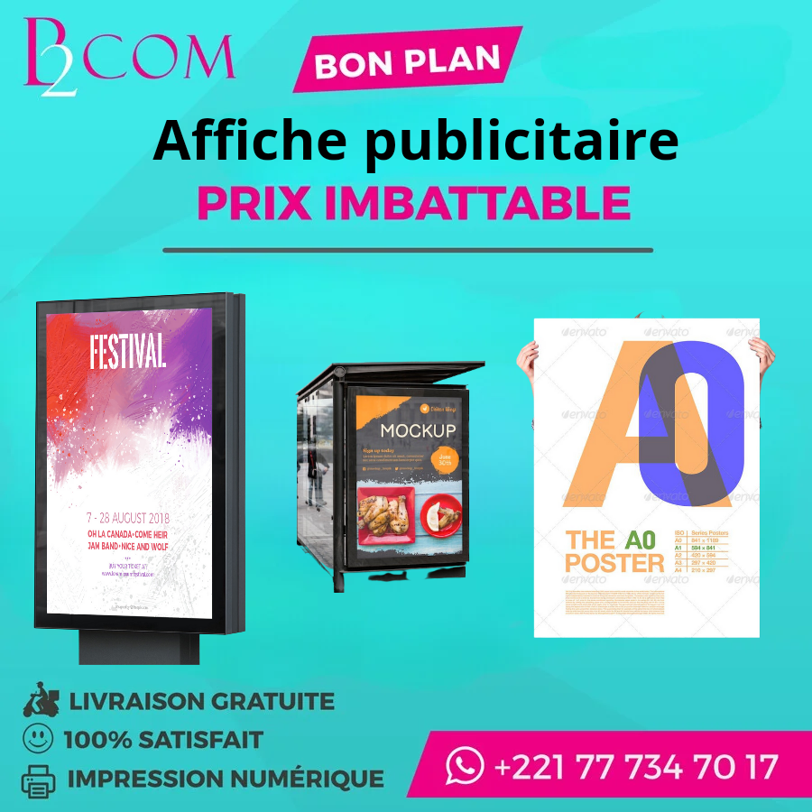 Affiche publicitaire