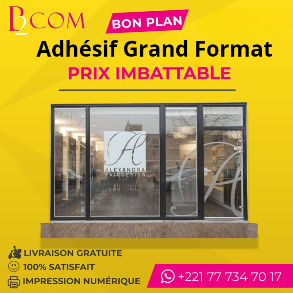 Adhésif grand format